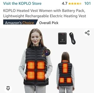 Koplo heated vest small NEW